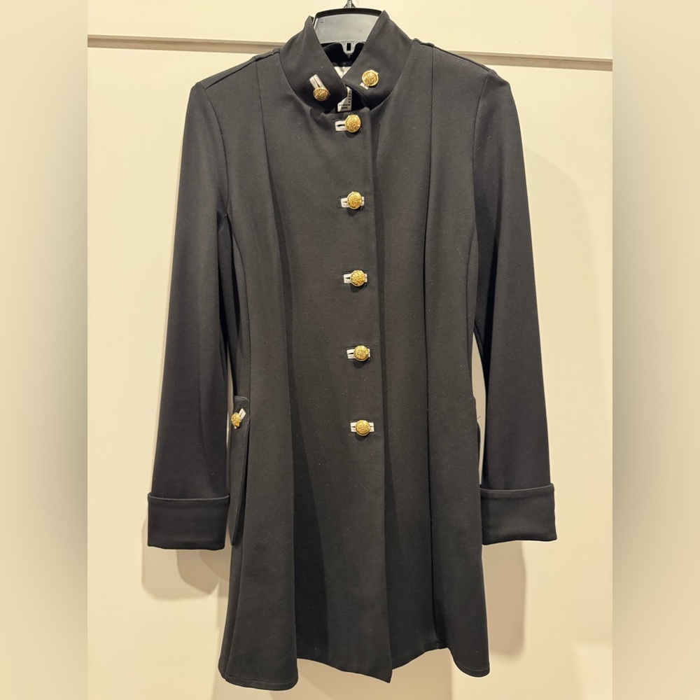 Joseph Ribkoff Black Jacket with Gold Buttons - Picture 6 of 15